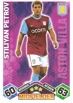 Stiliyan Petrov Aston Villa 2009/10 Topps Match Attax #30